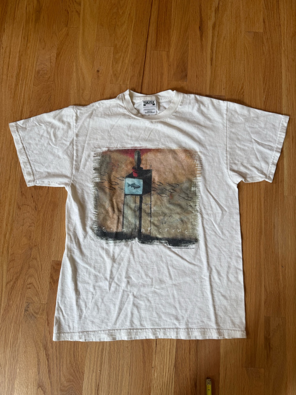 Vintage 1999 Counting Crows tour t shirt New Without Tags. Medium 100% cotton